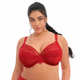 Podprsenka ELOMI PRIYA UW PLUNGE BRA HAUTE RED