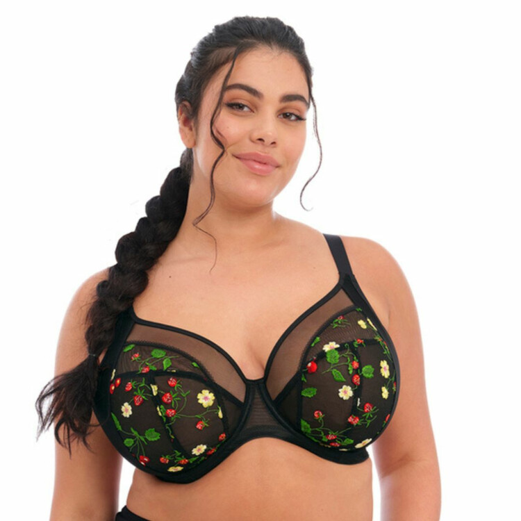 Podprsenka ELOMI SAMIRA UW PLUNGE BRA BLACK