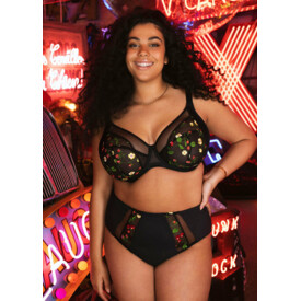 Podprsenka ELOMI SAMIRA UW PLUNGE BRA BLACK