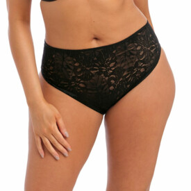 Kalhotky ELOMI KELSEY HIGH LEG BRIEF BLACK