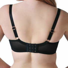 Podprsenka SCANTILLY PEEK A BOO BALCONY BRA BLACK