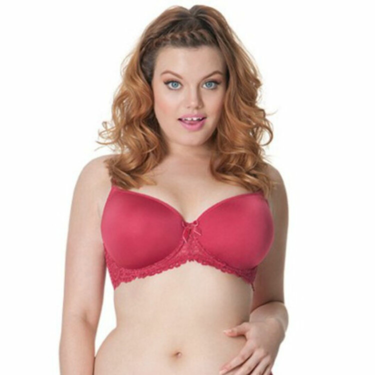 Podprsenka CURVY KATE SMOOTHIE DELUXE MOULDED BRA ROSE