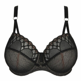 Podprsenka PRIMADONNA VYA FULLCUP WIRE BRA BLACK