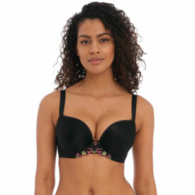 Podprsenka FREYA LOVELAND UW MOULDED PLUNGE T-SHIRT BRA BLACK