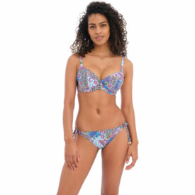 AS202302MUI Plavky vrchní díl FREYA BOHO BREEZE UW PLUNGE BIKINI TOP MULTI