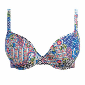 AS202308MUI Plavky vrchní díl FREYA BOHO BREEZE UW MOULDED BIKINI TOP MULTI