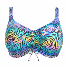 ES800706ZEA Plavky vrchní díl ELOMI ELECTRIC SAVANNAH UW BIKINI TOP ZEBRA