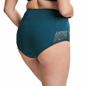 SC9684LAN Kalhotky SCULPTRESSE ESTEL HIGH WAIST PANT LAGOON