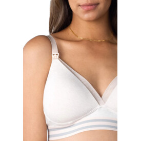 Podprsenka HOTMILK ELEVATE COTTON TRIANGLE T-SHIRT CONTOUR BRA SHELL MARLE