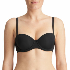 MJ0122099ZWA Podprsenka MARIE JO LOUIE L'AVENTURE PADDED BALCONY BRA BLACK