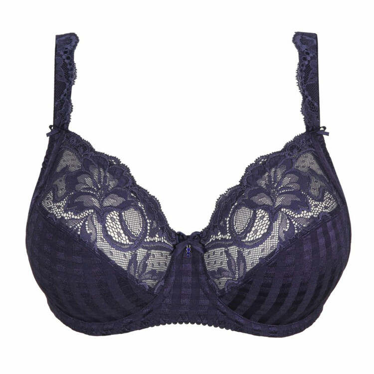 PD0162121BBI Podprsenka PRIMADONNA MADISON FULLCUP WIRE BLEU BIJOU