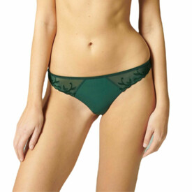 Kalhotky SIMONE PÉRÈLE ANDORA THONG AGATE GREEN