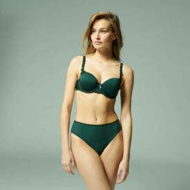 Kalhotky SIMONE PÉRÈLE ANDORA RETRO BRIEFS AGATE GREEN