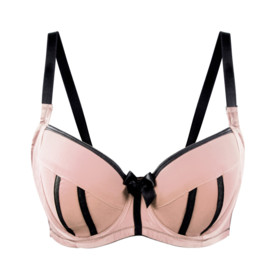 Podprsenka PARFAIT CHARLOTTE PADDED BRA DUSTY ROSE W BLACK