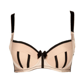 Podprsenka PARFAIT CHARLOTTE PADDED BRA PEACH/BLACK