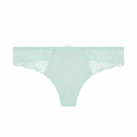 SP12X700643SGN Kalhotky SIMONE PÉRÈLE DELICE THONG SEA GREEN