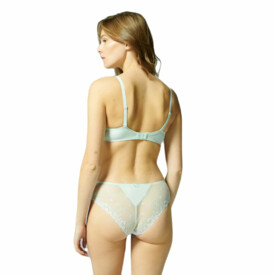 SP12X319643SGN Podprsenka SIMONE PÉRÈLE DELICE PLUNGE FULLCUP BRA SEA GREEN