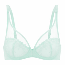 SP12X319643SGN Podprsenka SIMONE PÉRÈLE DELICE PLUNGE FULLCUP BRA SEA GREEN