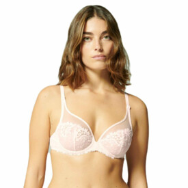 SP12B319314SPK Podprsenka SIMONE PÉRÈLE WISH PLUNGE FULLCUP BRA SAKURA PINK