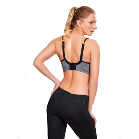 Podprsenka PANACHE SPORTS WIRED BRA GREY/MANGO
