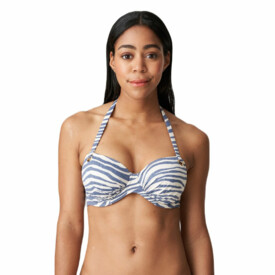 PD4008411ADB Plavky vrchní díl PRIMADONNA RAVENA RUFFED FULLCUP BIKINI TOP ADRIATIC BLUE