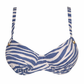 PD4008416ADB Plavky vrchní díl PRIMADONNA RAVENA PADDED BALCONY BIKINI TOP ADRIATIC BLUE