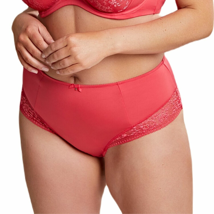 SC9582HCL  Kalhotky SCULPTRESSE ROXIE HIGH WAIST BRIEF HOT CORAL