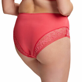 SC9582HCL  Kalhotky SCULPTRESSE ROXIE HIGH WAIST BRIEF HOT CORAL