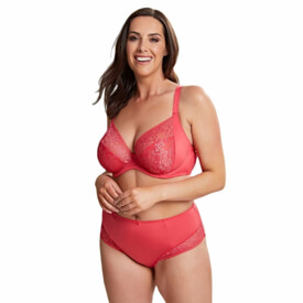 SC9586HCL  Podprsenka SCULPTRESSE ROXIE PLUNGE BRA HOT CORAL