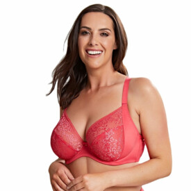 SC9586HCL  Podprsenka SCULPTRESSE ROXIE PLUNGE BRA HOT CORAL