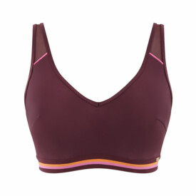 SW1382MUY Plavky vrchní díl PANACHE KIRA ACTIVE CROP TOP BALONNET BIKINI MULBERRY