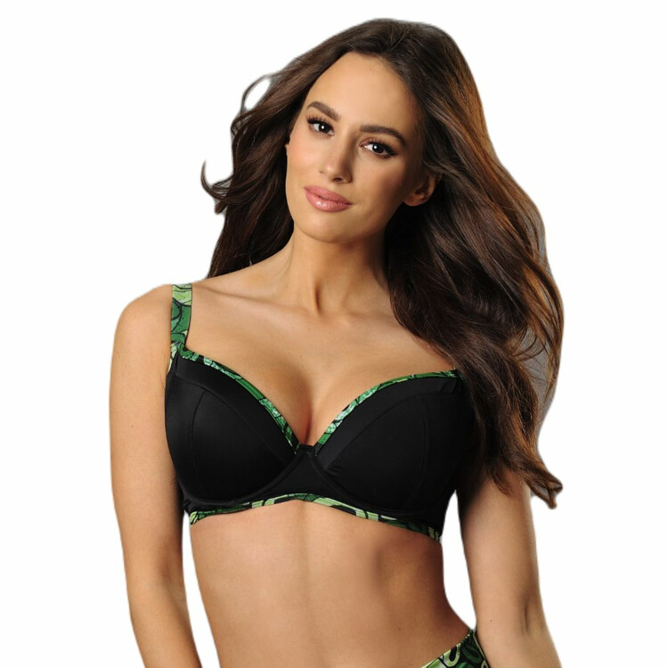 CX00111BGN Plavky vrchní díl COMEXIM LAGOON PLUNGE BLACK GREEN