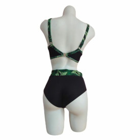 CX00111BGN Plavky vrchní díl COMEXIM LAGOON PLUNGE BLACK GREEN