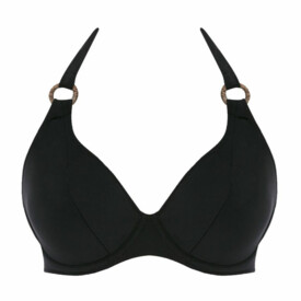 AS7001BLK Plavky vrchní díl FREYA COCO WAVE UW HALTER BIKINI TOP BLACK