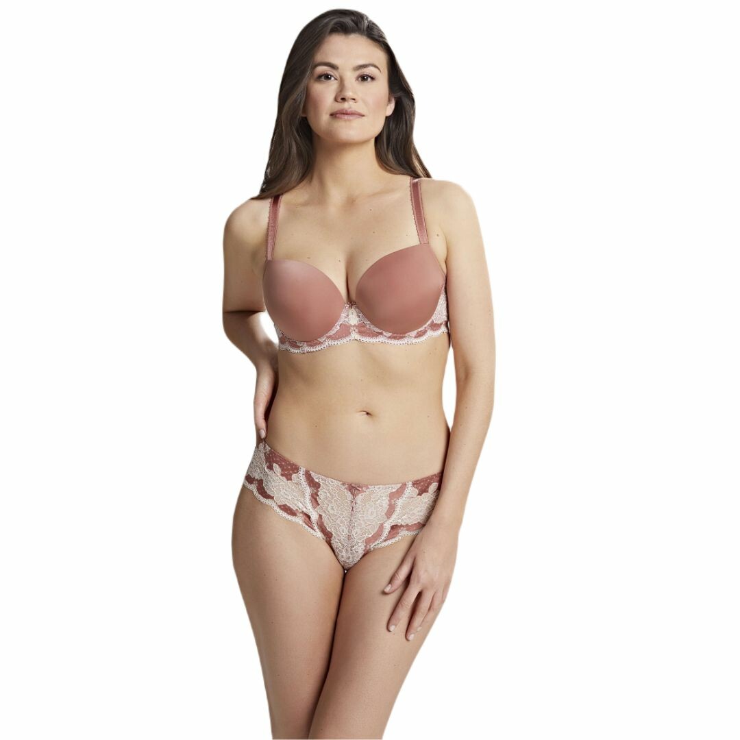 Panache Clara Molded Sweetheart Underwire Bra - Sienna