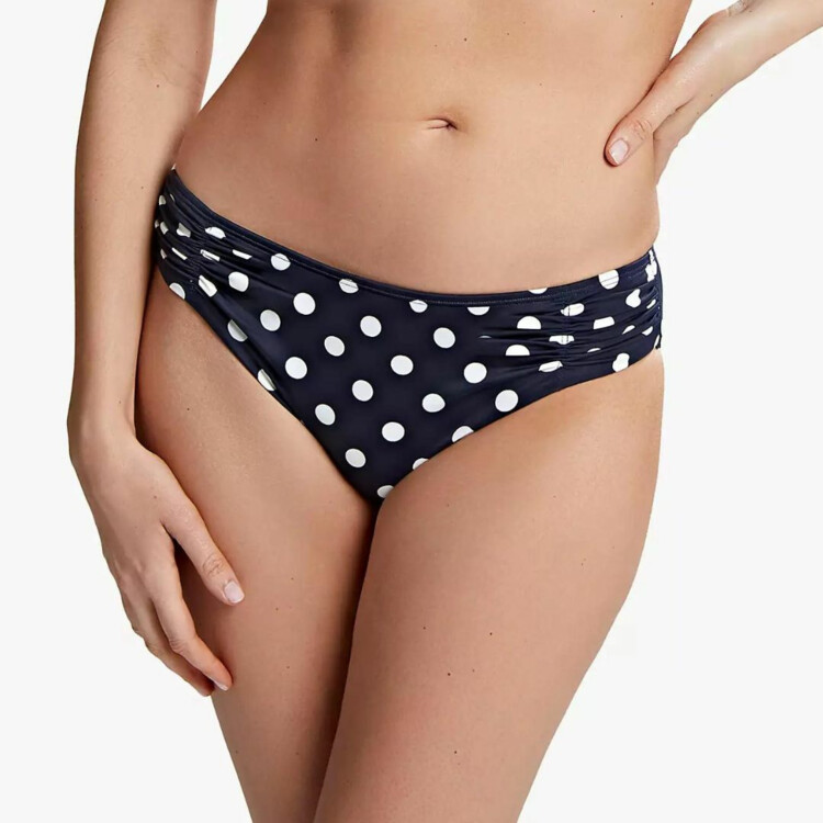 SW1456NVA Plavky spodní díl PANACHE SWIM ANYA RIVA SPOT GATHER PANT NAVY VANILLA