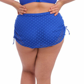 ES800683SAR Plavky spodní díl ELOMI SWIM BAZARUTO ADJUSTABLE SKIRTED BIKINI BRIEF SAPPHIRE