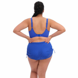 ES800683SAR Plavky spodní díl ELOMI SWIM BAZARUTO ADJUSTABLE SKIRTED BIKINI BRIEF SAPPHIRE