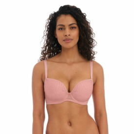 AA401131ASE Podprsenka FREYA TAILORED MOULDED PLUNGE T-SHIRT BRA ASH ROSE