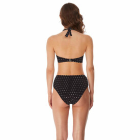 AS7236BLK  Plavky spodní díl FREYA JEWEL COVE HIGH WAIST BRIEF BIKINY BLACK