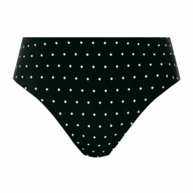 AS7236BLK  Plavky spodní díl FREYA JEWEL COVE HIGH WAIST BRIEF BIKINY BLACK