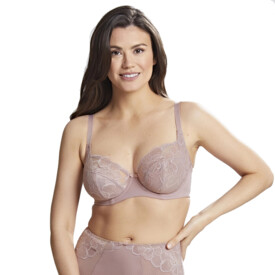 PA10341RDT Podprsenka PANACHE ROCHA LOW FRONT BALCONNET BRA ROSE DUST