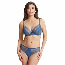 PA9396VBE Podprsenka PANACHE ANA PLUNGE BRA VINTAGE BLUE