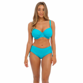 FS502274BRD Plavky spodní díl FANTASIE SWIM BEACH WAVES ADJUSTABLE LEG BIKINI SHORT BLUEBIRD