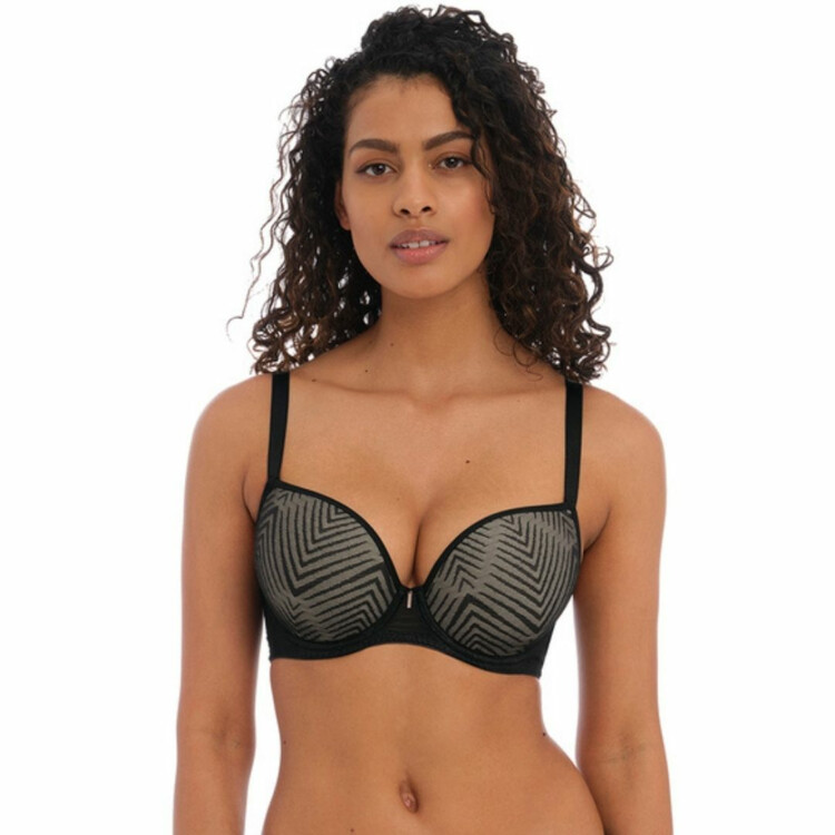 AA401131BLK Podprsenka FREYA TAILORED UW MOULDED PLUNGE T-SHIRT BRA BLACK