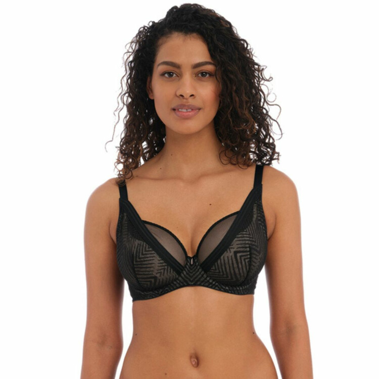 AA401121BLK  Podprsenka FREYA TAILORED UW HIGH APEX PLUNGE BRA BLACK