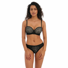 AA401171BLK Kalhotky FREYA TAILORED BRAZILIAN BLACK