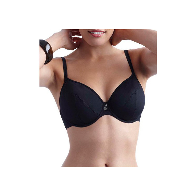 Plavky vrchní díl PANACHE SWIM ANNA BALCONNET BIKINI BLACK