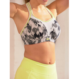 PA7341AGAL Podprsenka PANACHE SPORTS BRA NON-WIRED GREY ANIMAL