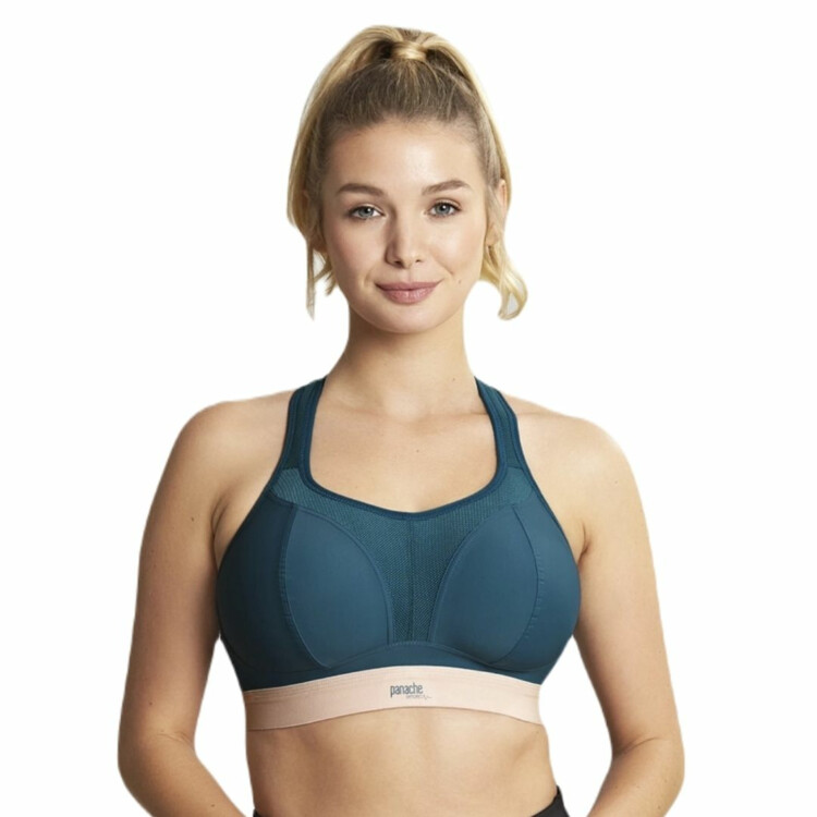 PS7341BTPK Podprsenka PANACHE SPORTS NON-WIRED BRA TEAL/PINK